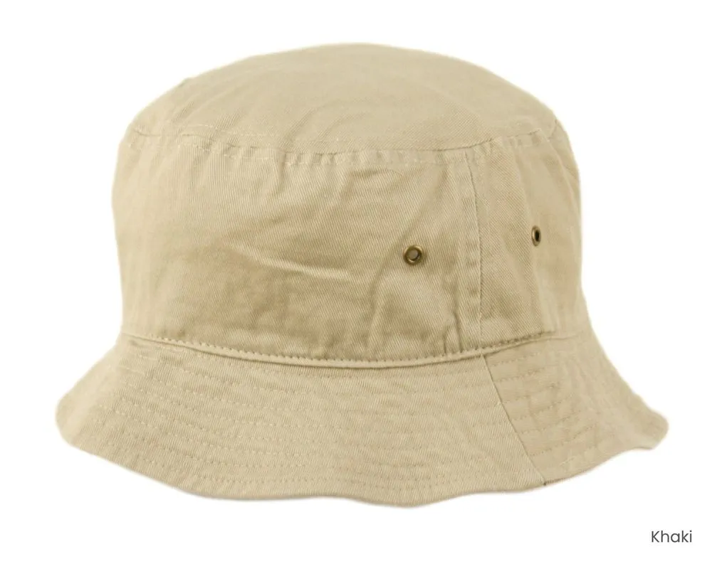 Short Brimmed Cotton Bucket Sun Hat
