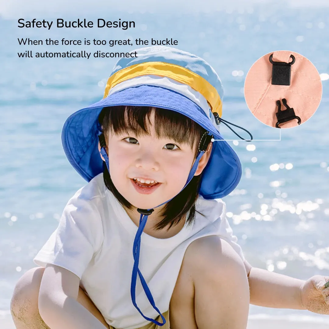 Shukiku - Kids Sun Hat 50  UPF: Pink