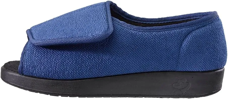 Silverts Diabetic Open-Toe Shoes for Women | Extra-Wide Non-Slip Comfortable Slippers for Elderly, Swelling, Sensitive Feet