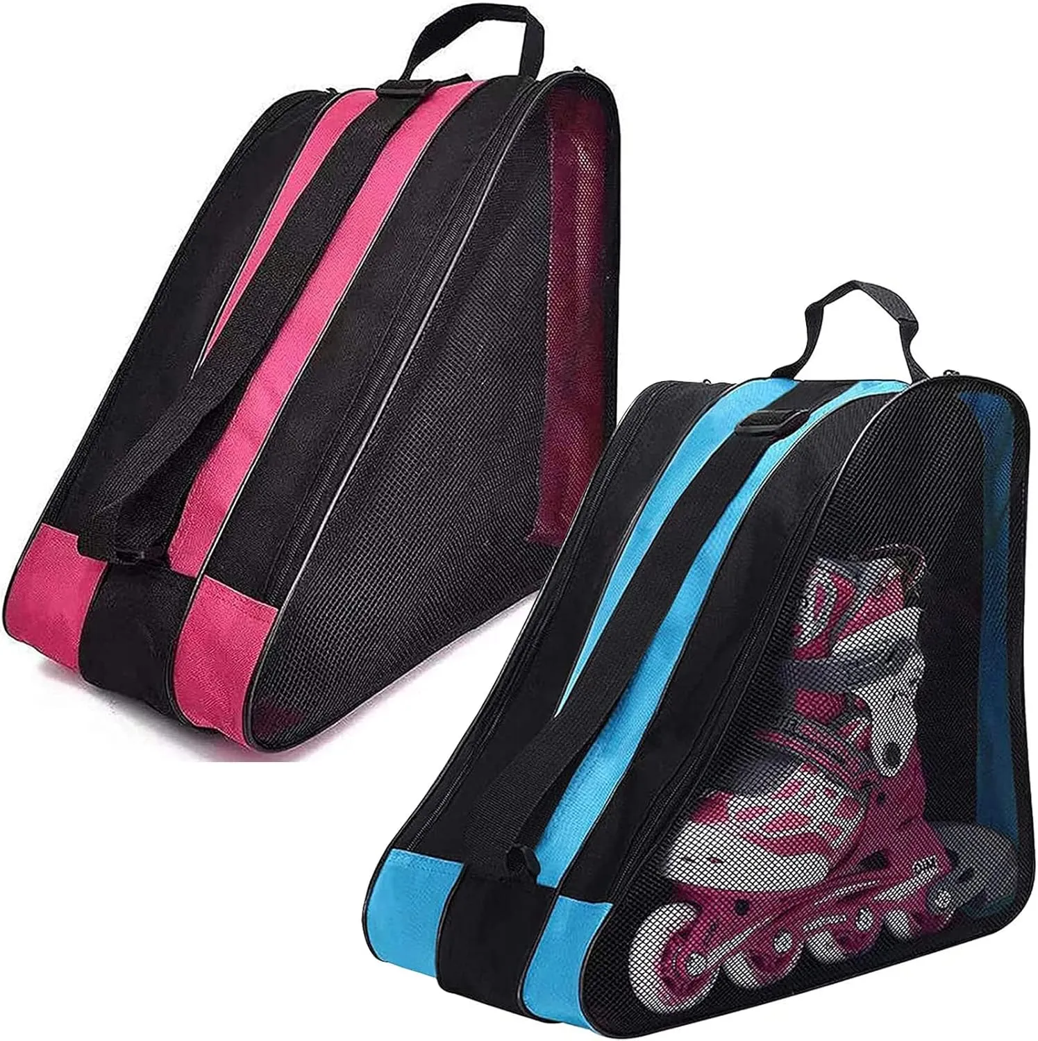 Skate Bags, Great for Roller Skates, Ice Skates, Quad Skates, Inline Skates, Rollerblade, Figure Skates, Ice Hockey Skate - Skate Accessories for Kids and Adults