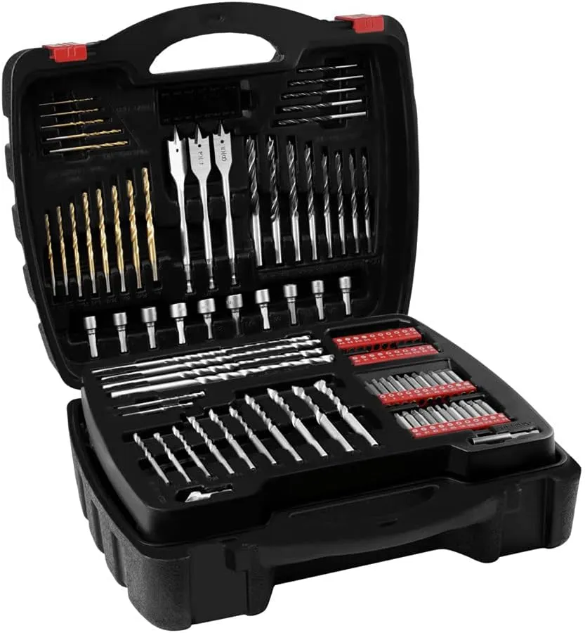 Skil 7.5 Amp 1/2-in Corded Hammer Drill with 100pcs Drill Bit Set With Variable Speed- HD182002