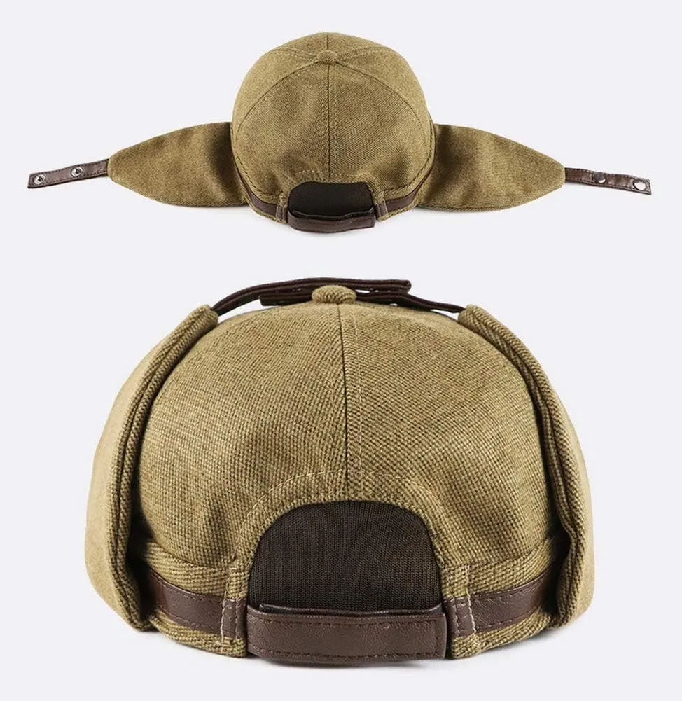 Skull Cap Outdoor Windproof Earflap Hat Aviator Hat