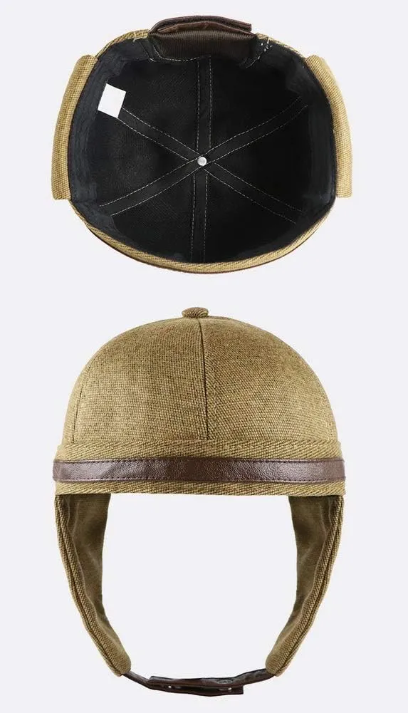 Skull Cap Outdoor Windproof Earflap Hat Aviator Hat