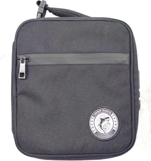 Smell Proof Bag with Combination Lock & Grinder Combo- Stylish Odor-Proof Storage Stash Box w/Precision Grinding- Smell Proof Box with 3 Removable Dividers- Herb Essentials on the Go