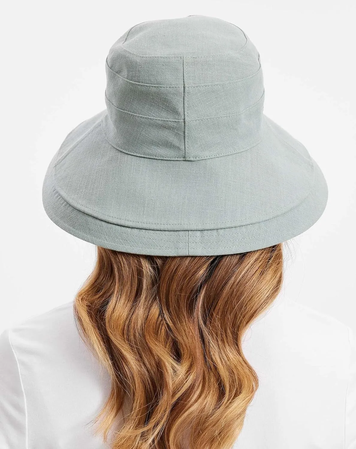 Solbari Women's Holiday Sun Hat UPF 50 , Packable Breathable with Wide Brim, Adjustable Fit, UV Protection for Travel & Beach