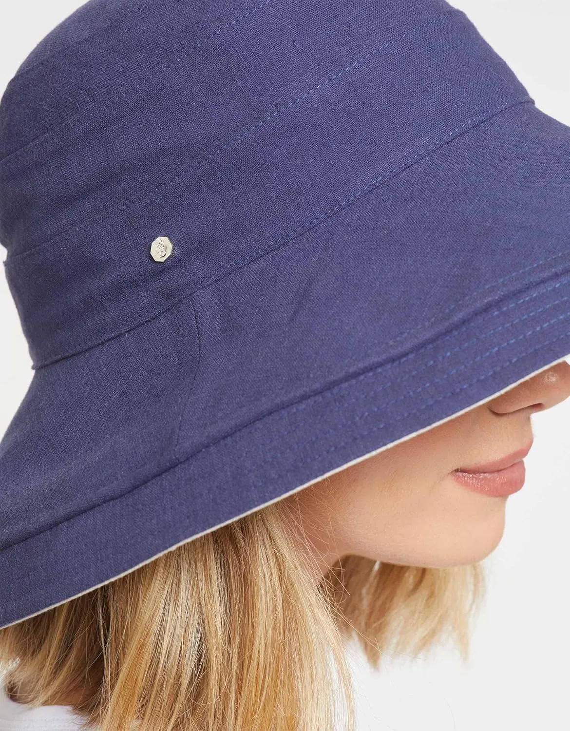 Solbari Women's Holiday Sun Hat UPF 50 , Packable Breathable with Wide Brim, Adjustable Fit, UV Protection for Travel & Beach