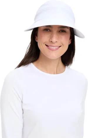 Solbari Women’s Wanderlust Visor UPF 50 , Packable 2-in-1 Hat & Visor, Adjustable Fit with Sweatband for Sports & Outdoors