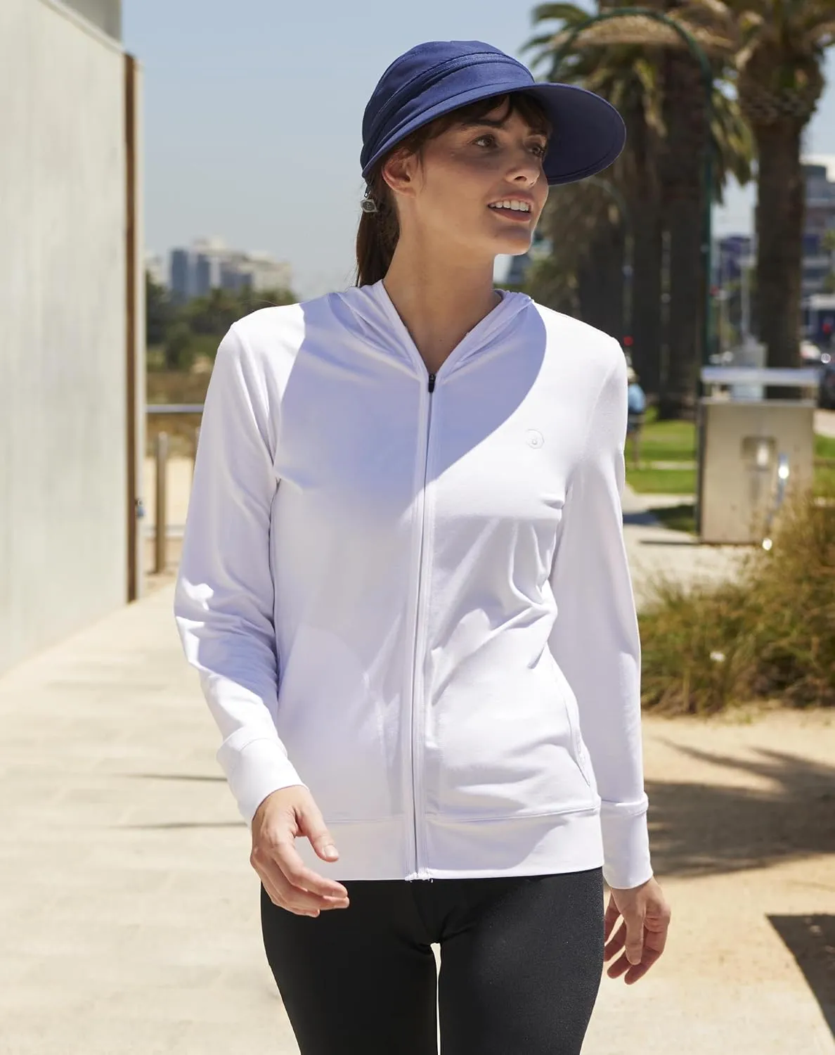 Solbari Women’s Wanderlust Visor UPF 50 , Packable 2-in-1 Hat & Visor, Adjustable Fit with Sweatband for Sports & Outdoors