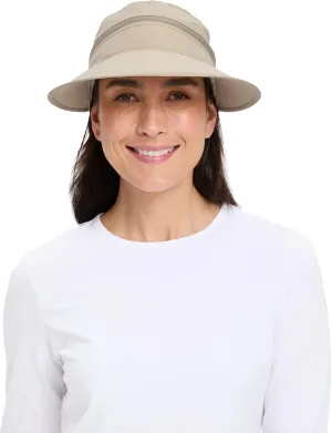 Solbari Women’s Wanderlust Visor UPF 50 , Packable 2-in-1 Hat & Visor, Adjustable Fit with Sweatband for Sports & Outdoors
