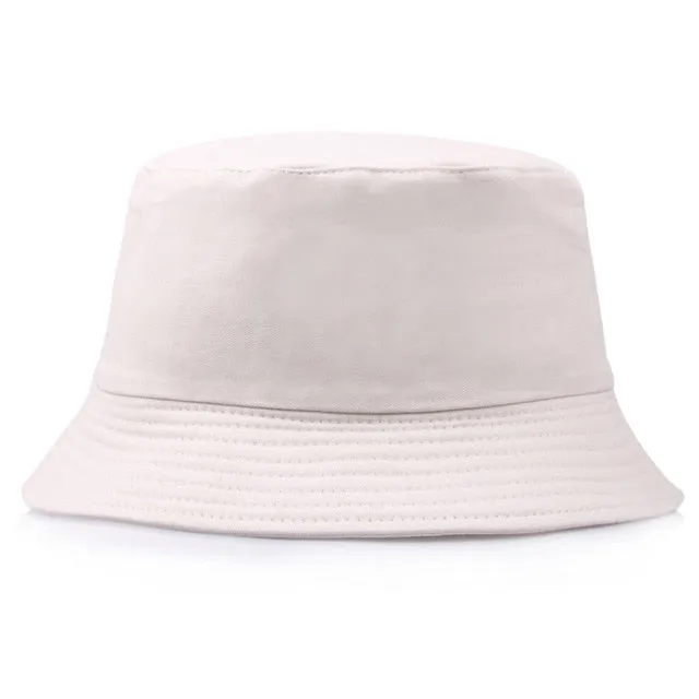 Solid Color Black Foldable Bucket Hat