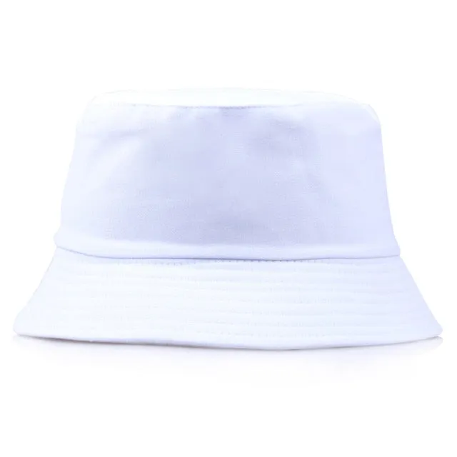 Solid Color Black Foldable Bucket Hat