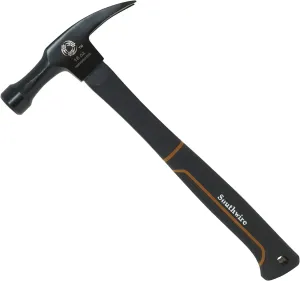 Southwire Bmeh-18 Heavy Duty Romex Electrician's Hammer; Romex Staple Remover; Tether Hole For Safety; 18 oz Head with Smooth Face; Heavy Duty Drop Forged Steel -65116740