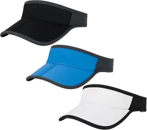 Sports Sun Visor Hats Men Women Foldable Brim Lightweight Packable Adjustable Visor Caps Running Golf Tennis
