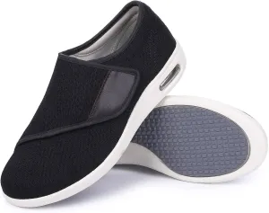 SPR&JOY Diabetic Shoes for Women, Women's Wide Width Elderly Shoes, Adjustable Closure Lightweight Breathable, Swollen Feet Walking Edema Sneakers