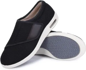 SPR&JOY Diabetic Shoes for Women, Women's Wide Width Elderly Shoes, Adjustable Closure Lightweight Breathable, Swollen Feet Walking Edema Sneakers