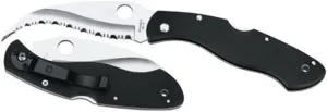 Spyderco C12GS Civilian, G-10 Handle, Serrated