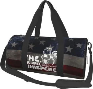 Squirrel Whisperer Duffel Bag Gym Bag Travel Sports Tote Large Foldable Beach Swim Yoga5