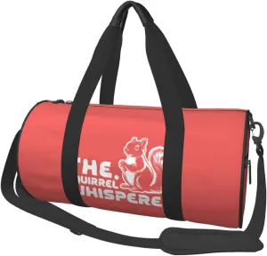 Squirrel Whisperer Duffel Bag Gym Bag Travel Sports Tote Large Foldable Beach Swim Yoga6