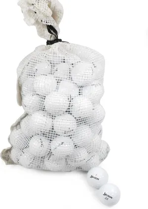 Srixon Recycled B/C Grade Golf Balls In Onion Mesh Bag (72 Piece), Assorted