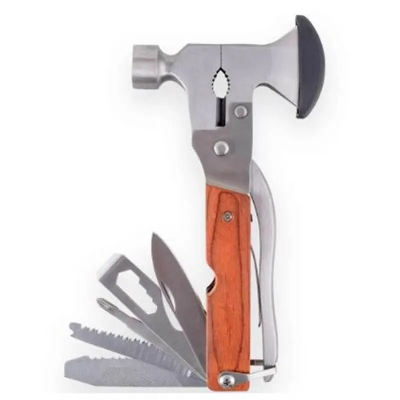 Stainless Steel Camping Hammer Tool - Multifunctional Outdoor Gear