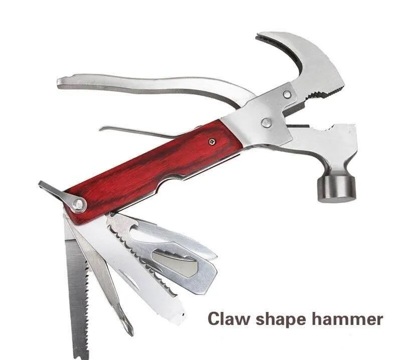 Stainless Steel Camping Hammer Tool - Multifunctional Outdoor Gear