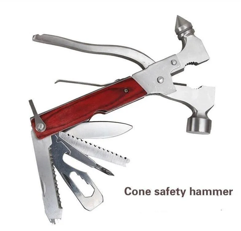 Stainless Steel Camping Hammer Tool - Multifunctional Outdoor Gear