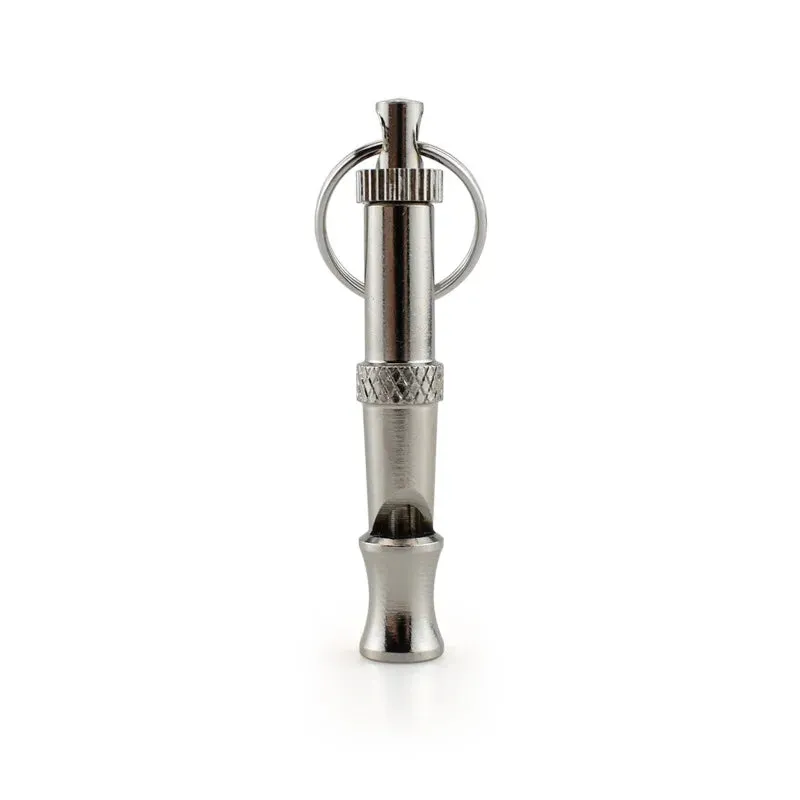 Stainless Steel Dog Whistle Adjustable Anti Bark
