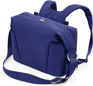 Stokke Xplory X Changing Bag, Royal Blue - Doubles As Shoulder Bag or Backpack - Includes Foldable Changing Mat - UPF 50 , Water Repellent, Easy to Clean