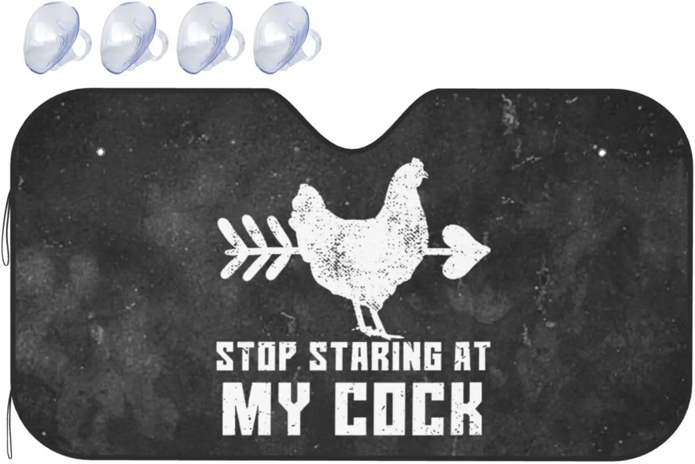 Stop Staring at My Cock Car Windshield Sunshade Foldable Car Windshield Sunshade Blocks Uv Rays Keep Vehicle Cool Medium