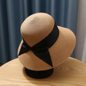 Straw Hat Foldable Beach Sunshade