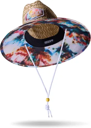 Straw Hat for Men & Women | Lifeguard Hat, Beach Hat & Sun Hat | UPF 50  Wide Brim for Sun Protection | One Size | Hemlock