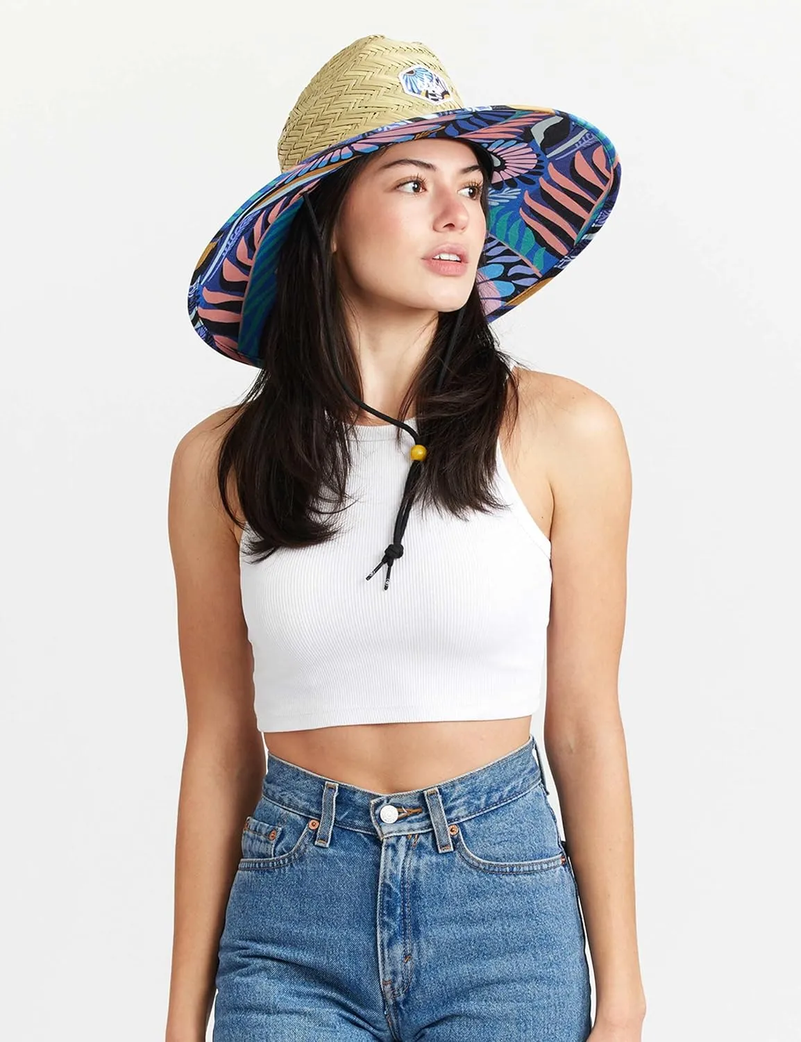 Straw Hat for Men & Women | Lifeguard Hat, Beach Hat & Sun Hat | UPF 50  Wide Brim for Sun Protection | One Size | Hemlock