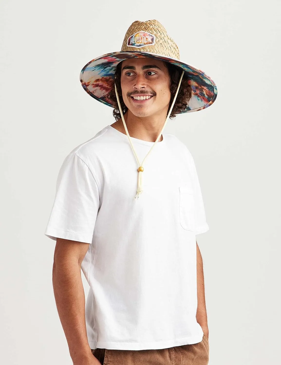 Straw Hat for Men & Women | Lifeguard Hat, Beach Hat & Sun Hat | UPF 50  Wide Brim for Sun Protection | One Size | Hemlock