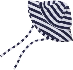 Stripe Sun Hat - Navy