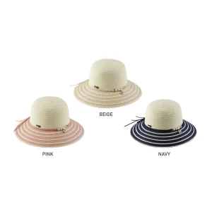Striped Wide-Brim Sun Hat Collection - Model FH321