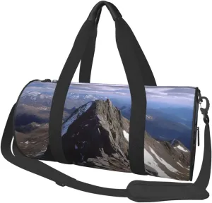 Summit ridge Travel Duffle Bag Carry On Weekender Overnight Bag Sport Gym Bag for Women Men Foldable Travel Duffle Round Duffle Bag for Travel Sports Gym