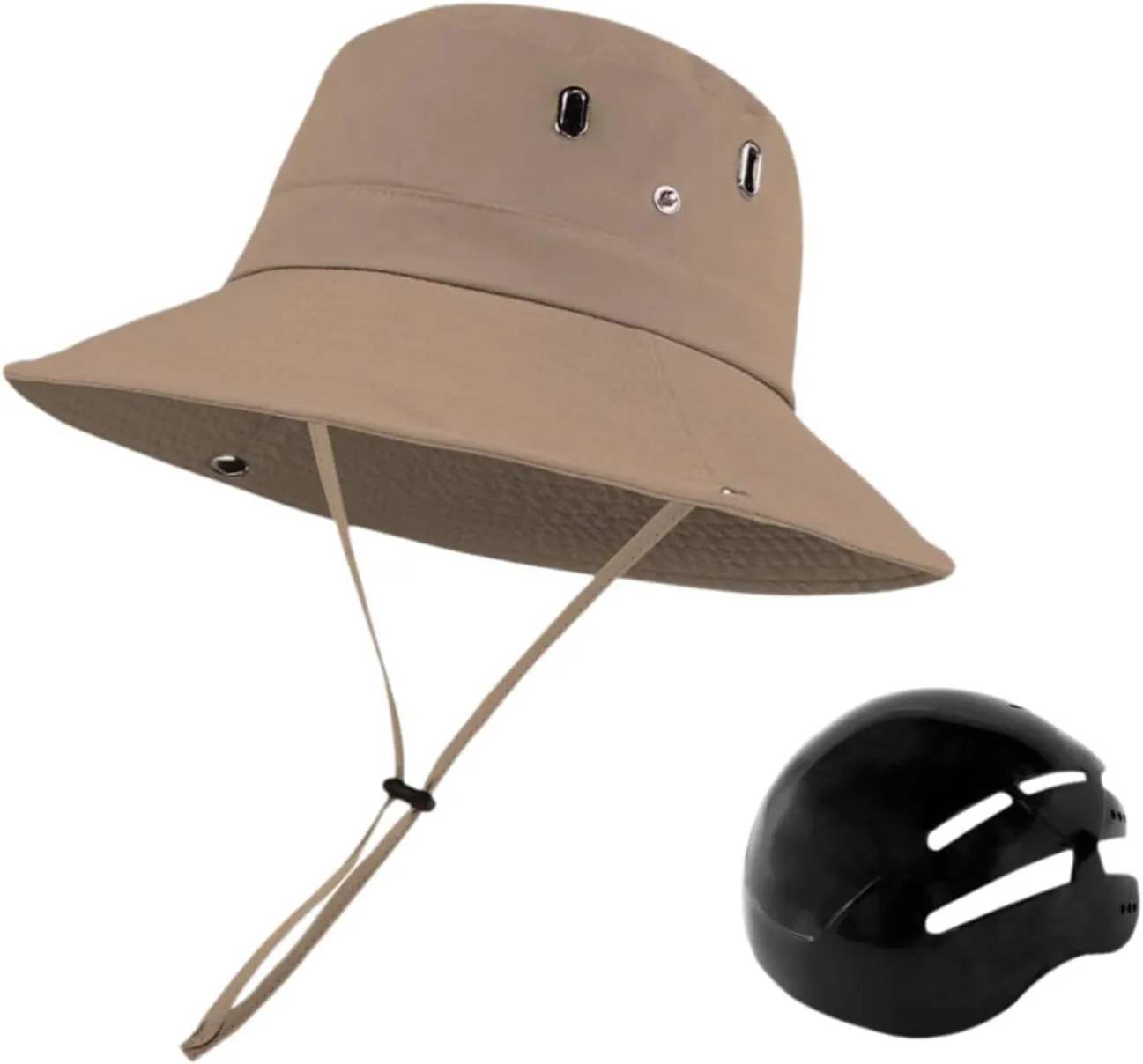 Sun Bucket Hat Fishing Hat Portable Sun Protection with Inner Hard Shell Wide Brim for Gardening Climbing Hiking Sports Beach