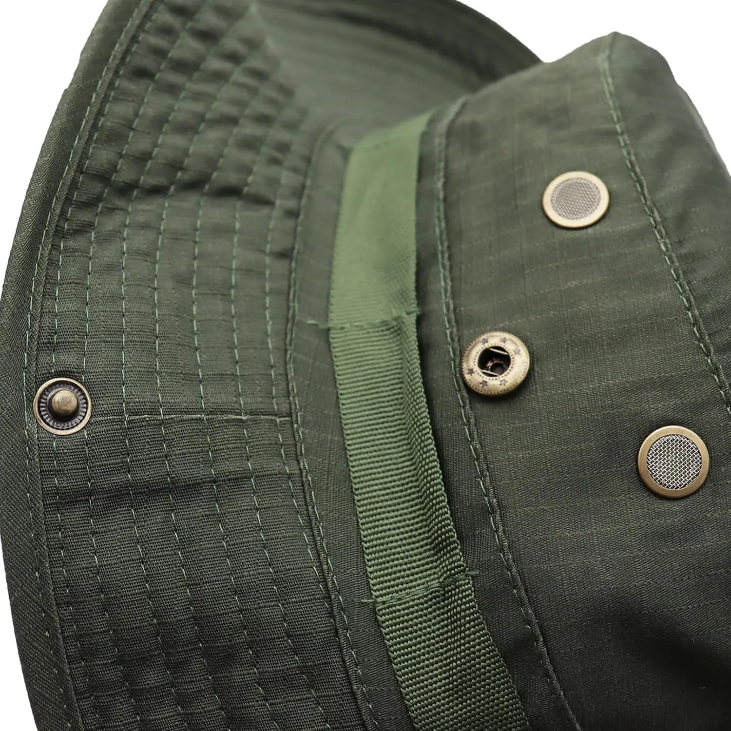 Sun Hat for Men Wide Brim UV Protection Foldable Fishing Hats with Chin Strap for Travel Camping Hiking Safari Cap