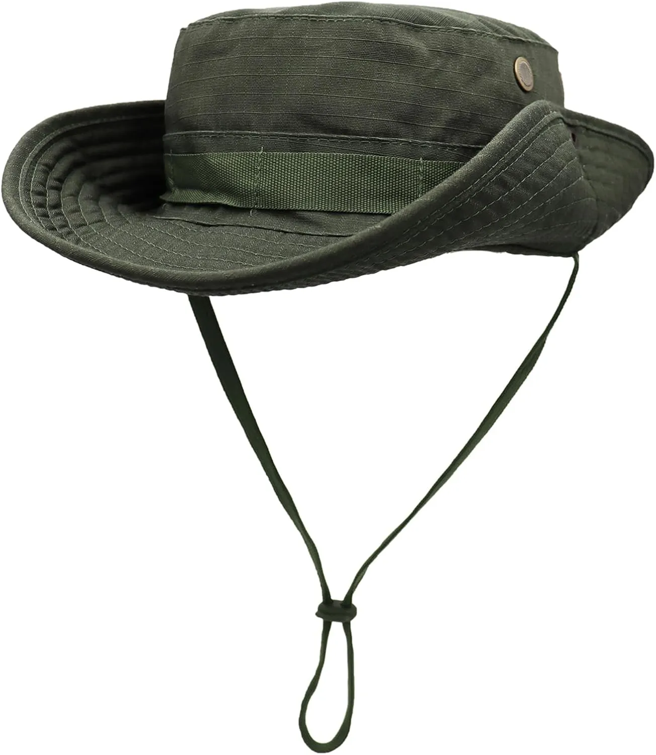 Sun Hat for Men Wide Brim UV Protection Foldable Fishing Hats with Chin Strap for Travel Camping Hiking Safari Cap