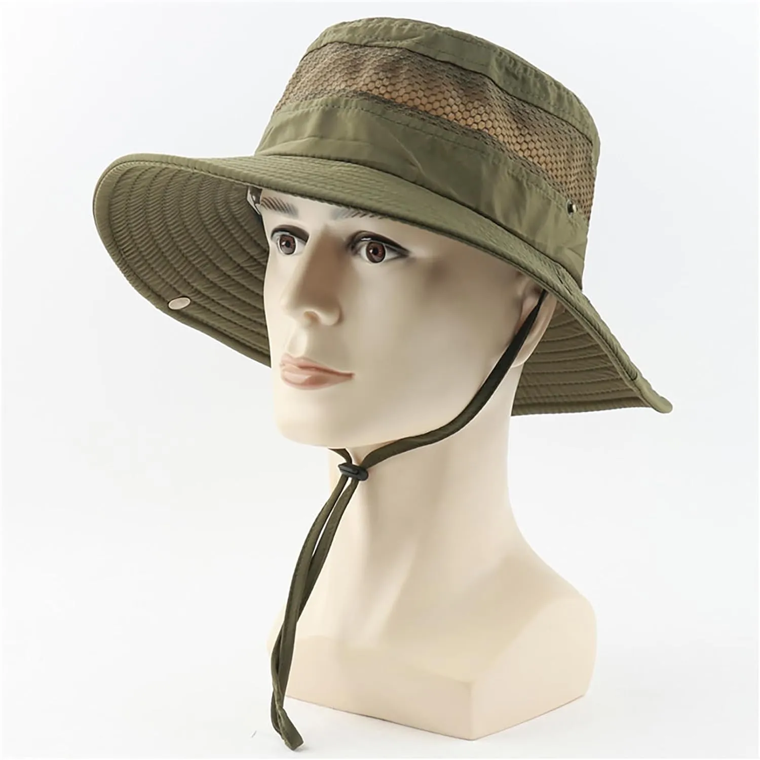 Sun Hat for Men Women Midge Net with Removable Netting Bucket Hat Mosquito Hat for Beekeeper Hiking Fishing Camping