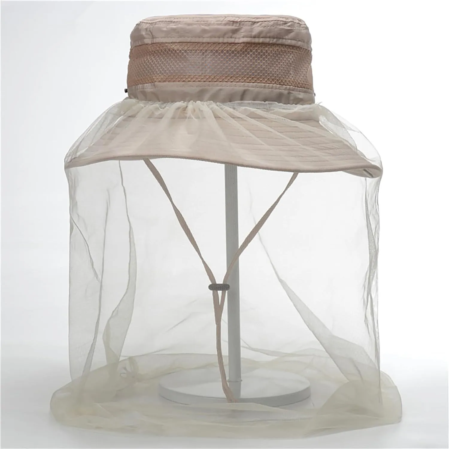 Sun Hat for Men Women Midge Net with Removable Netting Bucket Hat Mosquito Hat for Beekeeper Hiking Fishing Camping