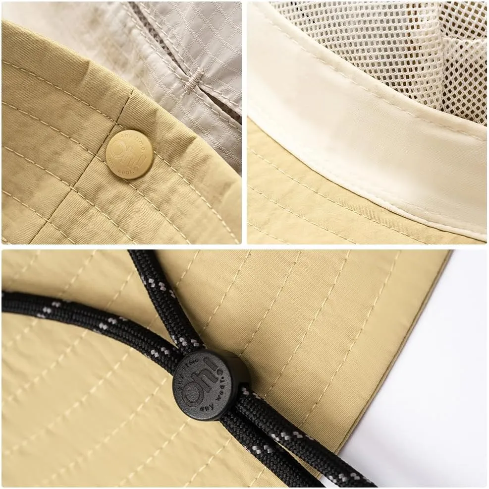 Sun Hat for Women Men Wide Brim UPF 50  Fishing Hat Summer Sun Protection Visor Caps SNH5M230T