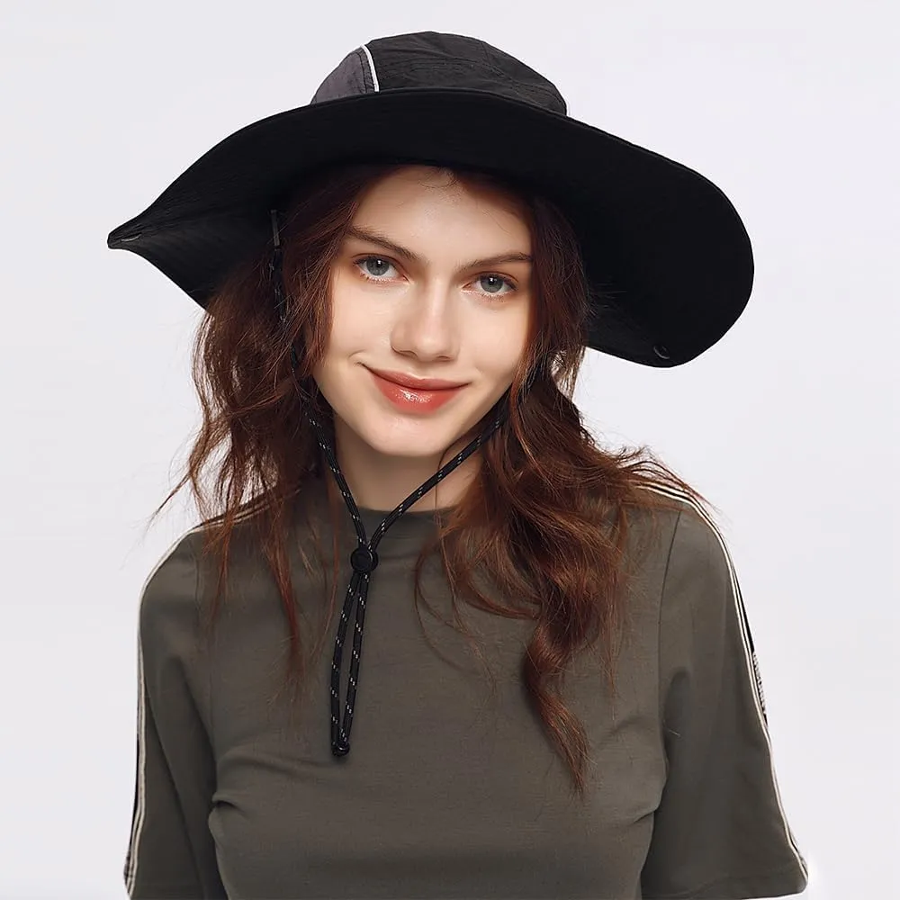 Sun Hat for Women Men Wide Brim UPF 50  Fishing Hat Summer Sun Protection Visor Caps SNH5M230T