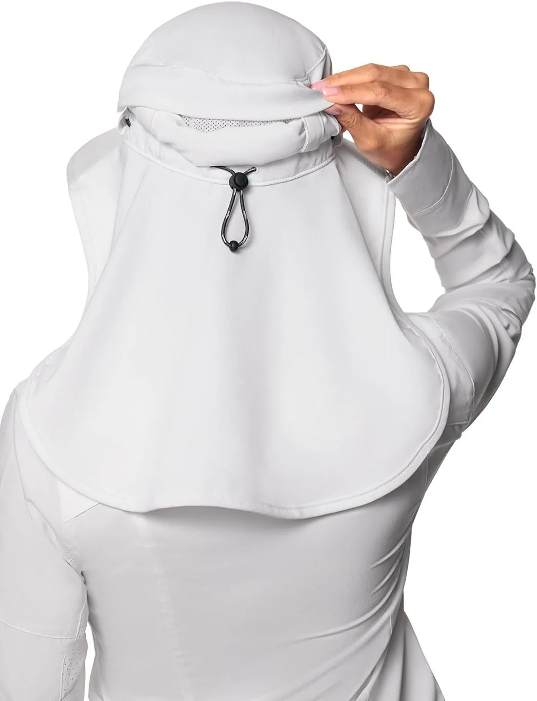 Sun Hat with Fold-Away Neck Drape & Clip-On Face Mask- UPF50  Sun Protection - Ideal for Fishing - Stevie - Unisex (One Size)
