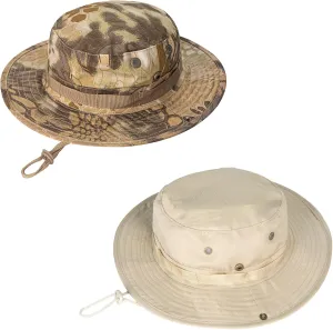 Sun Hats for Men Women Boonie Hat UPF 50  Bucket Hat Wide Brim UV Protection Fishing Hiking Safari Outdoor Hats