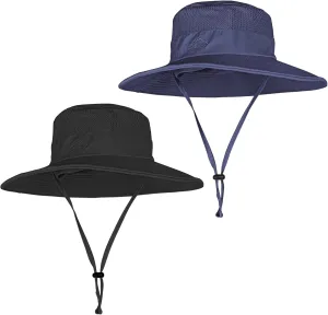 Sun Hats for Men Women Fishing Hat UPF 50  Breathable Wide Brim Summer UV Protection Hat