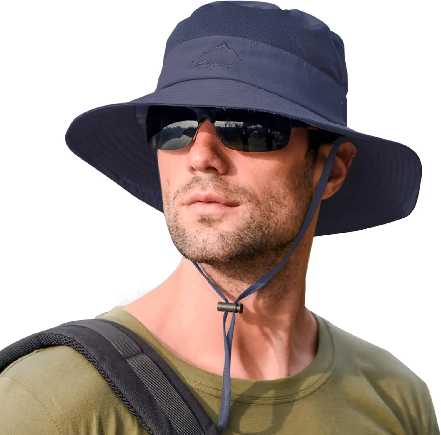 Sun Hats for Men Women Fishing Hat UPF 50  Breathable Wide Brim Summer UV Protection Hat