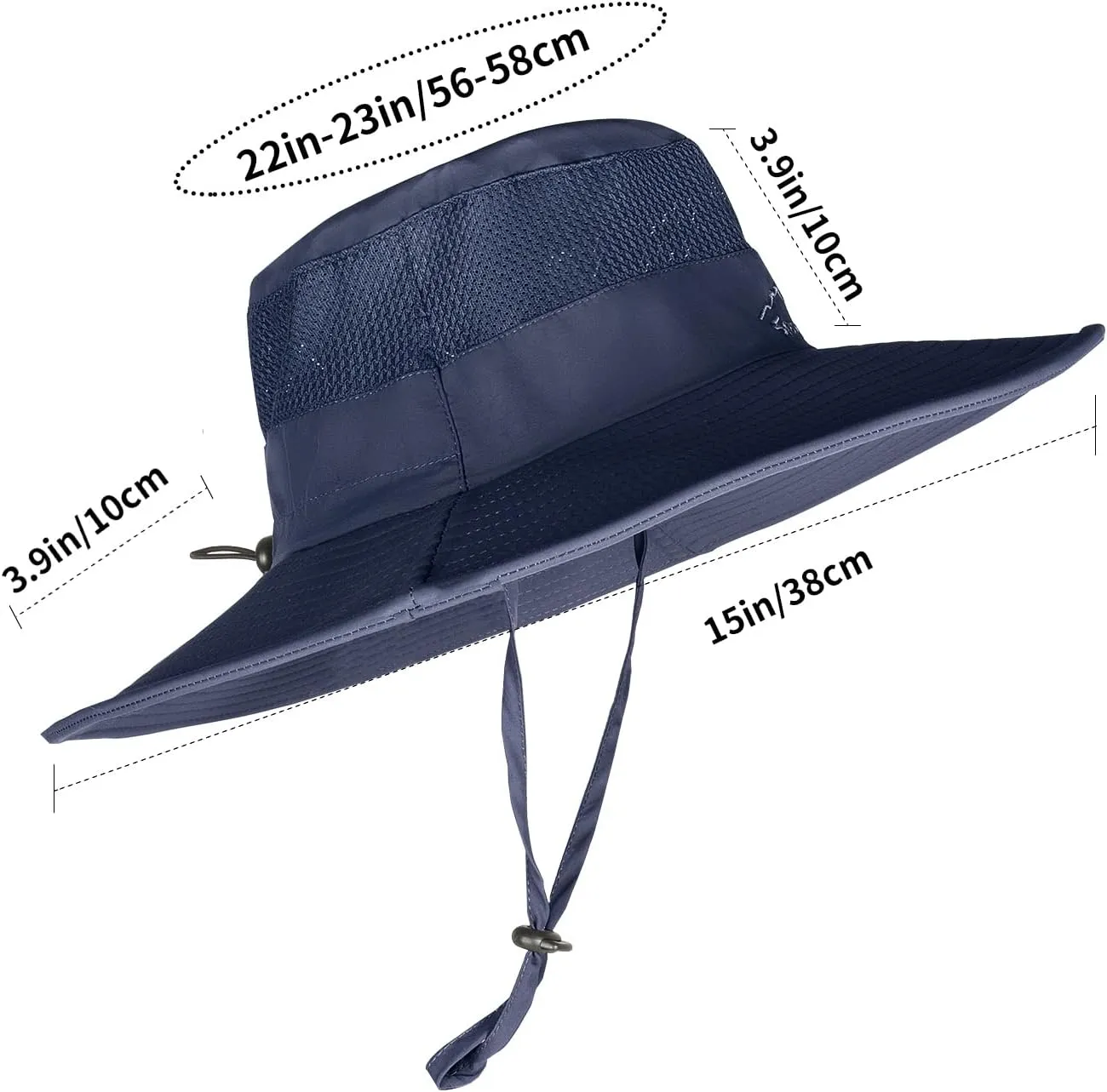 Sun Hats for Men Women Fishing Hat UPF 50  Breathable Wide Brim Summer UV Protection Hat