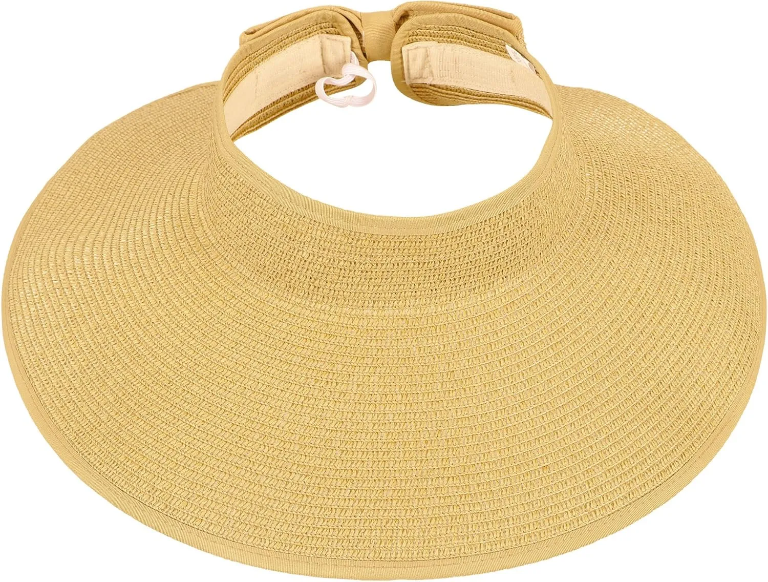 Sun Hats for Women Fashionable Womens Wide Brim Hat Roll-up Straw Sun Visor Hat