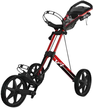 Sun Mountain Golf Speed Cart V1R 3 Wheel Pursh Cart - Black Fire Red